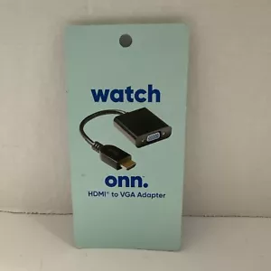 onn Adattatore HDMI a VGA Monitor VGA o Proiettore - Foto 1 di 2