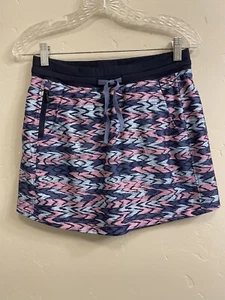 The North Face Damengröße Small pink blau bedruckt Skort Tennis Golf Pickleball - Bild 1 von 18