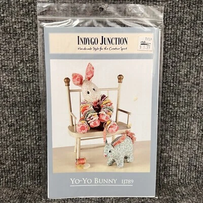 New Indygo Junction YO-YO BUNNY Sewing Craft Pattern by Karen Kottke IJ789 - Image 1 of 4