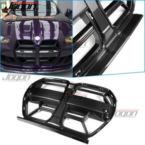 Dry Carbon Center Front Grille Cover For BMW M3 M4 G80 G82 G83 2021-2024 W/O ACC - Bild 1 von 13
