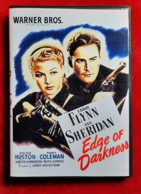 EDGE OF DARKNESS 1943 DVD Errol Flynn / Ann Sheridan FILM NOIR As New All Region - image 1 of 2