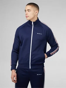 Camiseta deportiva Ben Sherman para hombre grabada marina 0067887 - Imagen 1 de 3
