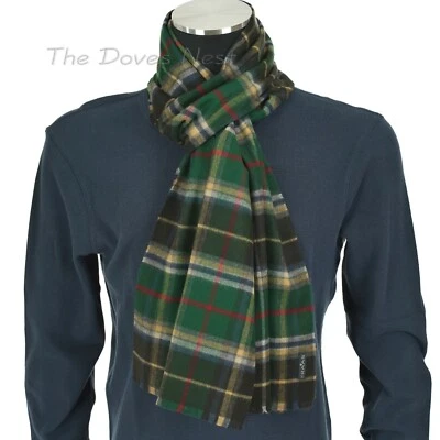 FRAAS Men's MULTI-COLOR PLAID Rectangle WINTER SCARF with SHORT FRINGE Logo - Image 1 of 4