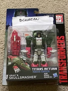 Transformers Titans Return Skullsmasher  skullcruncher Headmaster deluxe class - Picture 1 of 2