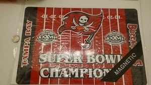 Tampa Bay Buccaneers Super Bowl XXXVII CHAMPS Car Magnet NEW IN PACKAGE - Picture 1 of 3