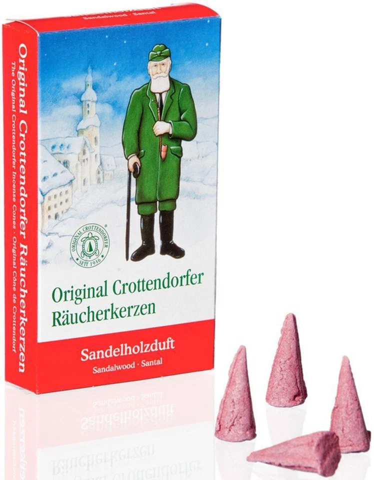 SEIFFENER VOLKSKUNST EG SCHAUWERKSTATT Räucherkerzen Sandelduft HxBxT = 11x6x2cm NEU Weihnachten Duft Räucherkerze