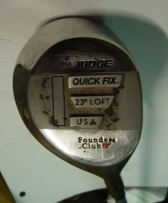 RARE NOS Founders Club 1993 JUDGE QUICK FIX Trouble Club 7W-23* Graphite  RH-R - Image 1 of 4