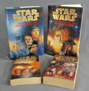 Star Wars Buch Konvolut 4 - 2 Hardcover, 2 Taschenbücher - Rusch, Hambly, Zahn, Tyers - Bild 1 von 7