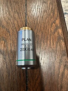 AmScope PA20X-INF 20X Infinity Plan Microscope Objective - Picture 1 of 3