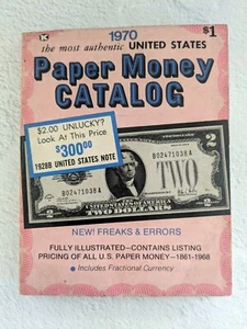 Catálogo de papel moneda de Estados Unidos 1970 HC Publishers, Inc. ¡Freaks & Errors! - Imagen 1 de 7