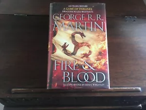 FIRE & BLOOD, George R. R. Martin, SIGNED 1st/1st print 2018 HCDJ prequel - Picture 1 of 7