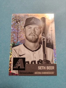 SETH BEER 2022 TOPPS CHROME #461 RC BLACK/ WHITE ARIZONA - Picture 1 of 3