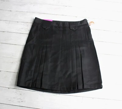 Французский тост девочки черный плиссированные юбки молодежный размер 14 школьная форма - Изображение 1 из 4
