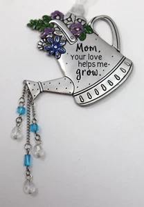 XTOP mamma il tuo amore mi aiuta a crescere AUGURI FLOREALI messaggio ornamento Ganz - Foto 1 di 7