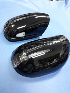 2 ARROW LED BLACK #197 DOOR MIRROR COVERS 2005-2008 MERCEDES BENZ W251 R-CLASS - Picture 1 of 8