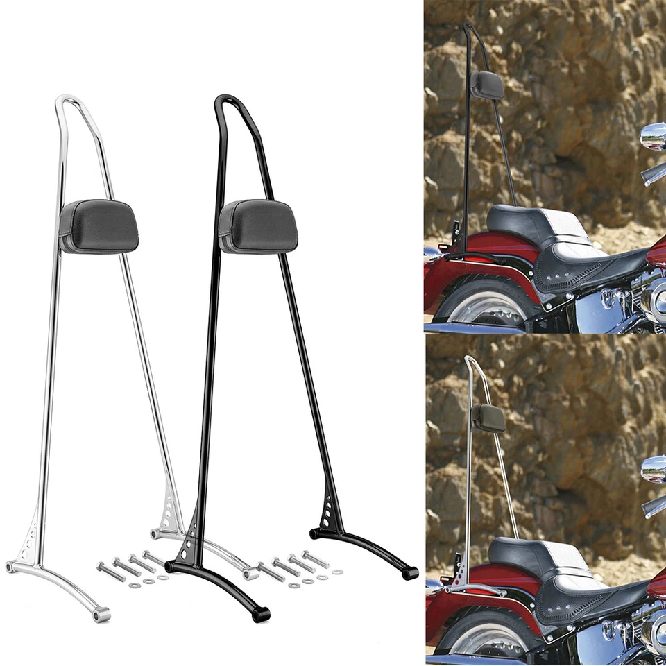 31" Tall Backrest Sissy Bar For Harley Springer Softail Night Train Cross Bones - Image 1 of 1