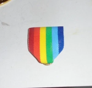 Regenbogen LBGTQ Band Drapierung Medaille Abzeichen Pin Auszeichnung Club Sport Schuluniform Spielen - Bild 1 von 1