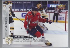 2020-21 Upper Deck Game Dated Moments January /499 Alex Ovechkin #9