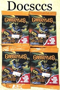 Vintage 1995 SkyBox GARGOYLES Trading Cards Factory Sealed 4 Pack Lot - Picture 1 of 3