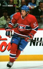 Travis Moen 2009-10 Montreal Canadiens Postcard