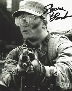 SHANE BLACK SIGNED 'PREDATOR' HAWKINS 8x10 MOVIE PHOTO 2 ACTOR BECKETT BAS COA - Picture 1 of 3