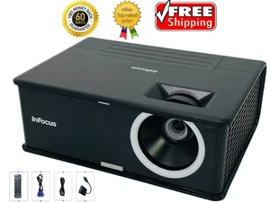 InFocus IN2112 Projektor DLP 3000 Ansi Konferenz Raum HD Hdmi-Adapter W / Paket - Bild 1 von 9