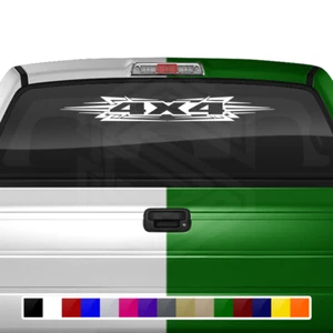 #117 4X4 Windshield Decal Sticker Window Vinyl Banner Tribal 4x4 Truck SUV - Foto 1 di 7
