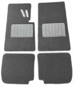 Loop floormats Set For BMW 1502 - 1602 - 1802 - 2002 - ti - tii black - Picture 1 of 1