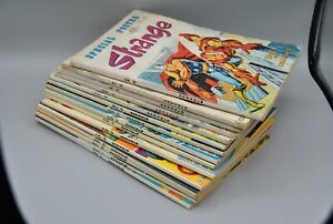 lot bd comics  " STRANGE " x 15  Marvel LUG Année 1976- 1981