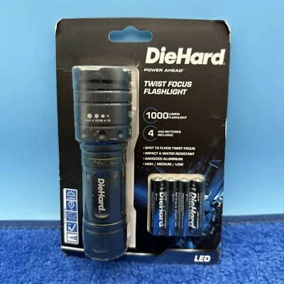 Dorcy 41-6122 DieHard 1,000 Lumen Precision Focus Flashlight - Image 1 of 2