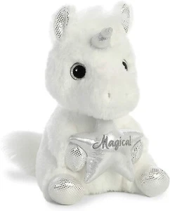 Magical Unicorn 9" Plush Doll Stuffed Toy, White - Picture 1 of 2