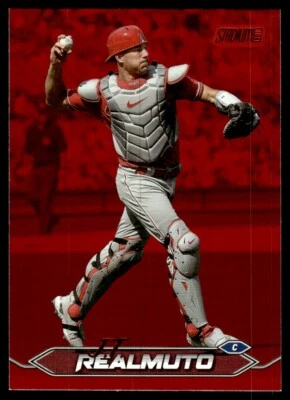 2024 Stadium Club Red Foil J.T. Realmuto Philadelphia Phillies #279 - Image 1 of 2