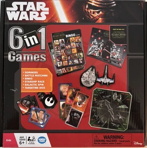 Star Wars Das Erwachen der Macht 6 in 1 Spiele von Wonder Forge. SEHR GUT! - Bild 1 von 7