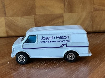 RARISSIMO FURGONE PROMOZIONALE CHEVY CORGI JUNIORS JOSEPH MASON VERNICI 1980.  - Immagine 1 di 4