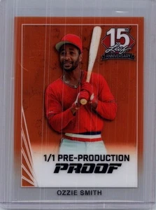 Ozzie Smith 2025 Leaf National NSCC 1/1 Pre Production Proof - Picture 1 of 1
