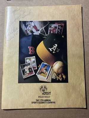 SIGNED 1990 Sports Celebrity Carnival - 11 Autographs - Program Rhode Island  - Image 1 of 4