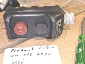 Square D RUBBER Pendant Hoist Control Station Up Down  Guaranteed  - Picture 1 of 4