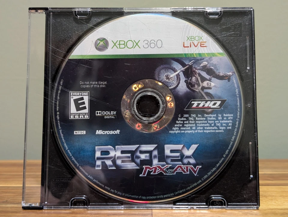 MX vs ATV Reflex (Microsoft Xbox 360, 2009) ➡️Disc Only  - Tested - Near Mint 📀 - Image 1 of 3