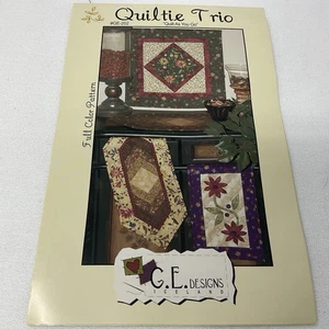 QUILTIE TRIO Quilt As You Go  #GE-202 G.E. Quilt Designs INCL SHAMROCK FABRIC - Picture 1 of 4