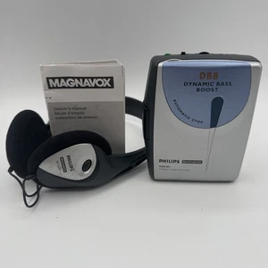 Reproductor de casete Philips AQ6481 de colección + auriculares originales + DBB manual funcionando - Imagen 1 de 14