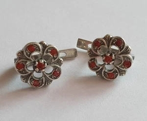 Vintage Earrings 925 silver Weight 4.45 g. Ukrainian jewelry. - Picture 1 of 10