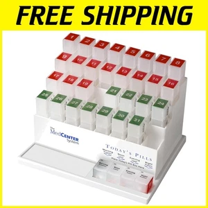 Effiziente 31 Tage Pillendose Organizer, 4 Tagesfächer - Bild 1 von 9