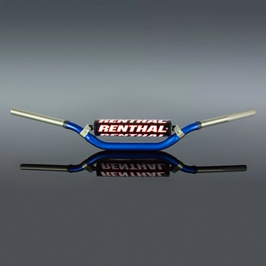 MANUBRIO RENTHAL 997 BLU TWINWALL 28,6 MM CON TRAVERSINO motocross enduro