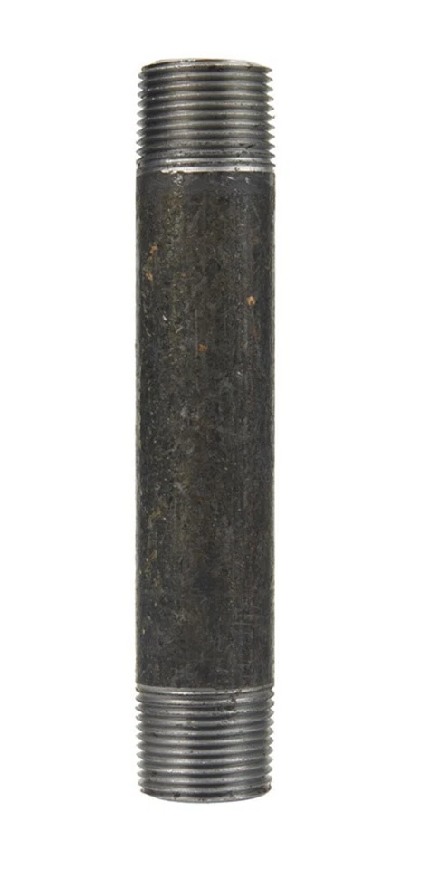 Anvil 8700137857 Black Steel Pipe Fitting Nipple 3/8 NPT Male x 4-1/2 in. - Image 1 of 1