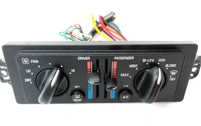 10447470 Buick 2003 2005 Century doble aire acondicionado interruptor de control de calefacción unidad climática S6 Foto 1 de 4