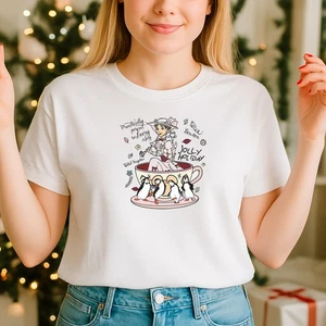 2025 Christmas unisex tshirt,Night before Christmas Family , Mary Christmas (CH) - Picture 1 of 5