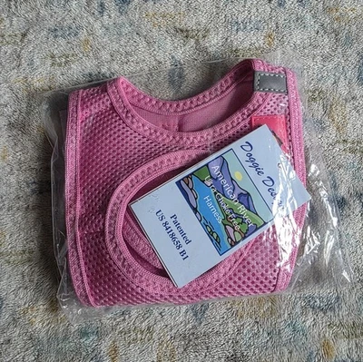 Arnés para perro rosa caramelo diseño perrito nuevo con etiquetas - talla XXS Foto 1 de 4