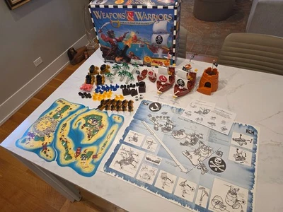 Pressman Weapons & Warriors Pirate Battle Game 1995 100% Complete GREAT SHAPE - Image 1 of 4