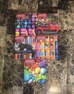 5 Pkg Puzzlebug Deluxe 500 Teile Puzzle Flower Shop Bright Pigments NEU - Bild 1 von 7