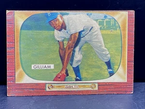 1955 Bowman #98 Jim Gilliam VG Brooklyn Dodgers - Picture 1 of 6